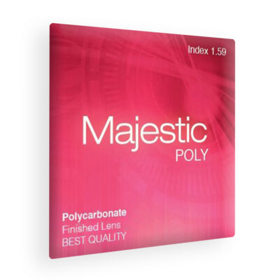 Finished Single Vision Clear Polycarbonate Lens